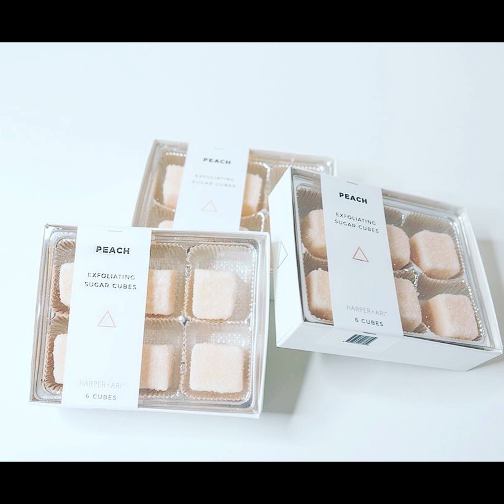 Harper +Ari 🍑 exfoliating sugar cubes